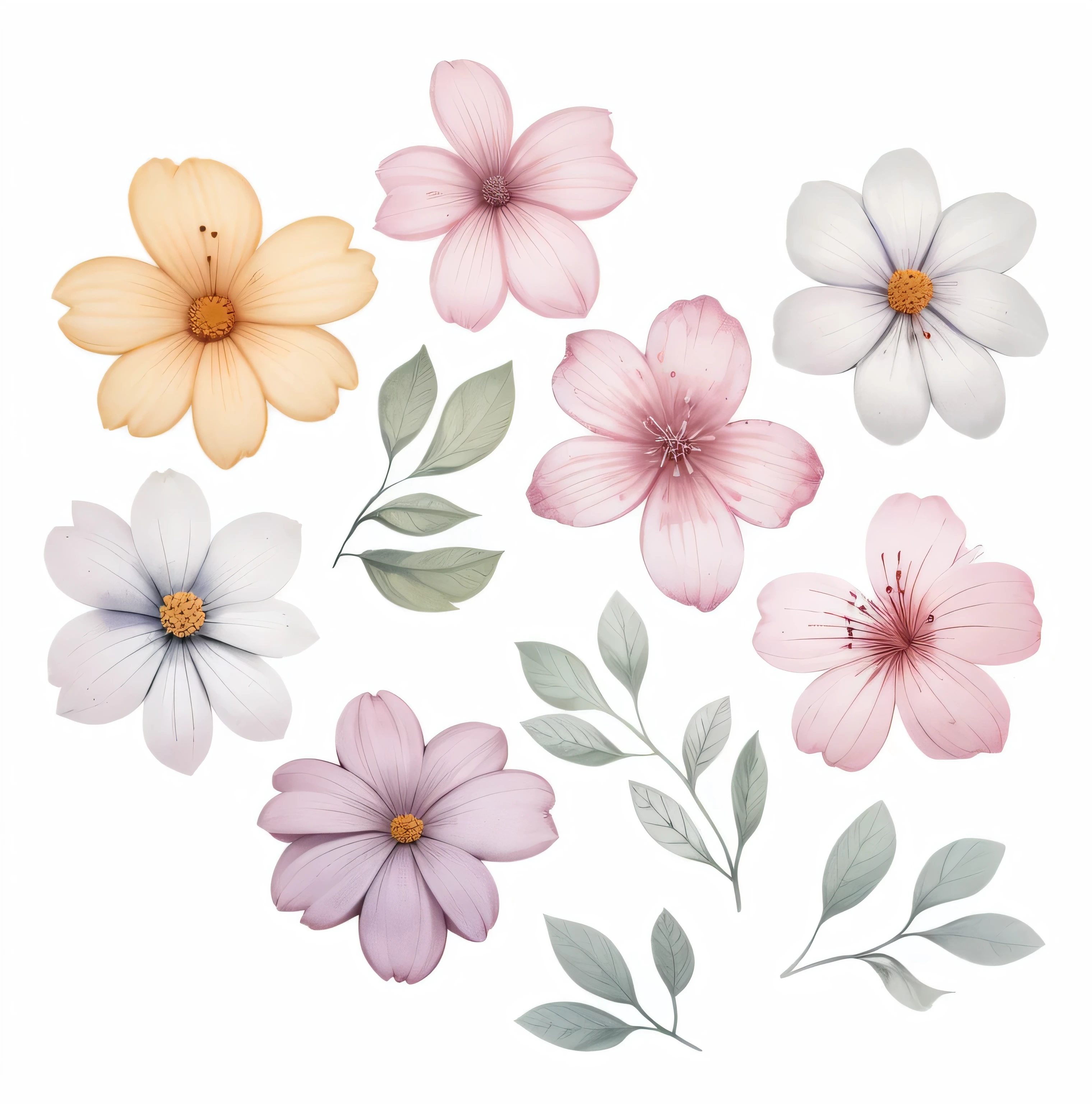 A beautiful flower with science and technology