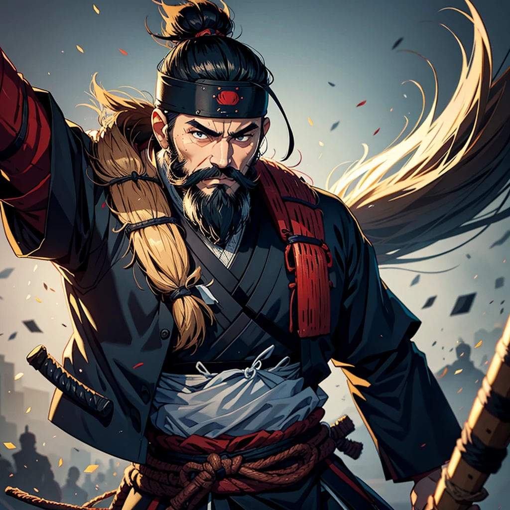 Beard samurai