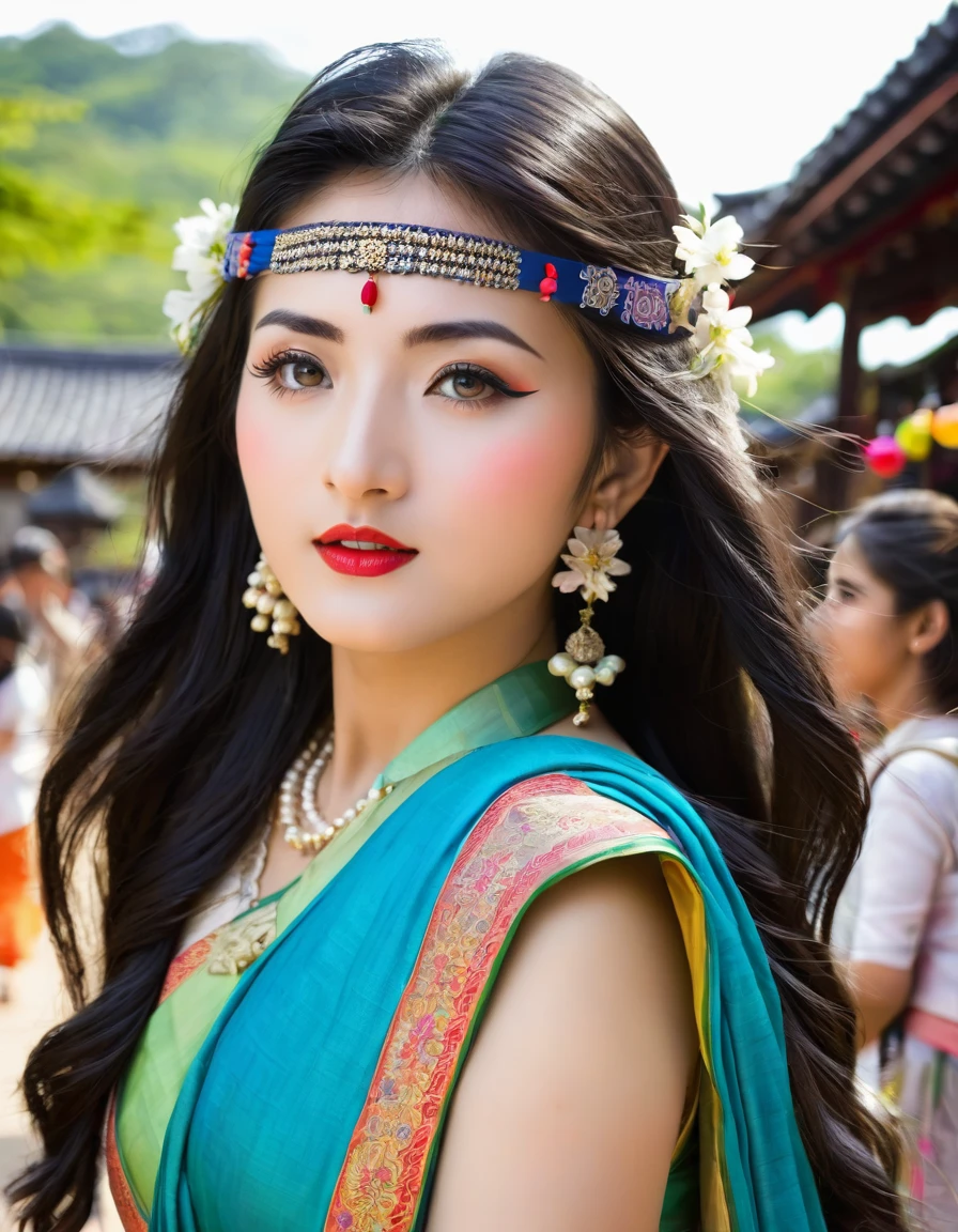Showcase festivals, historic temples, and traditional village settings.