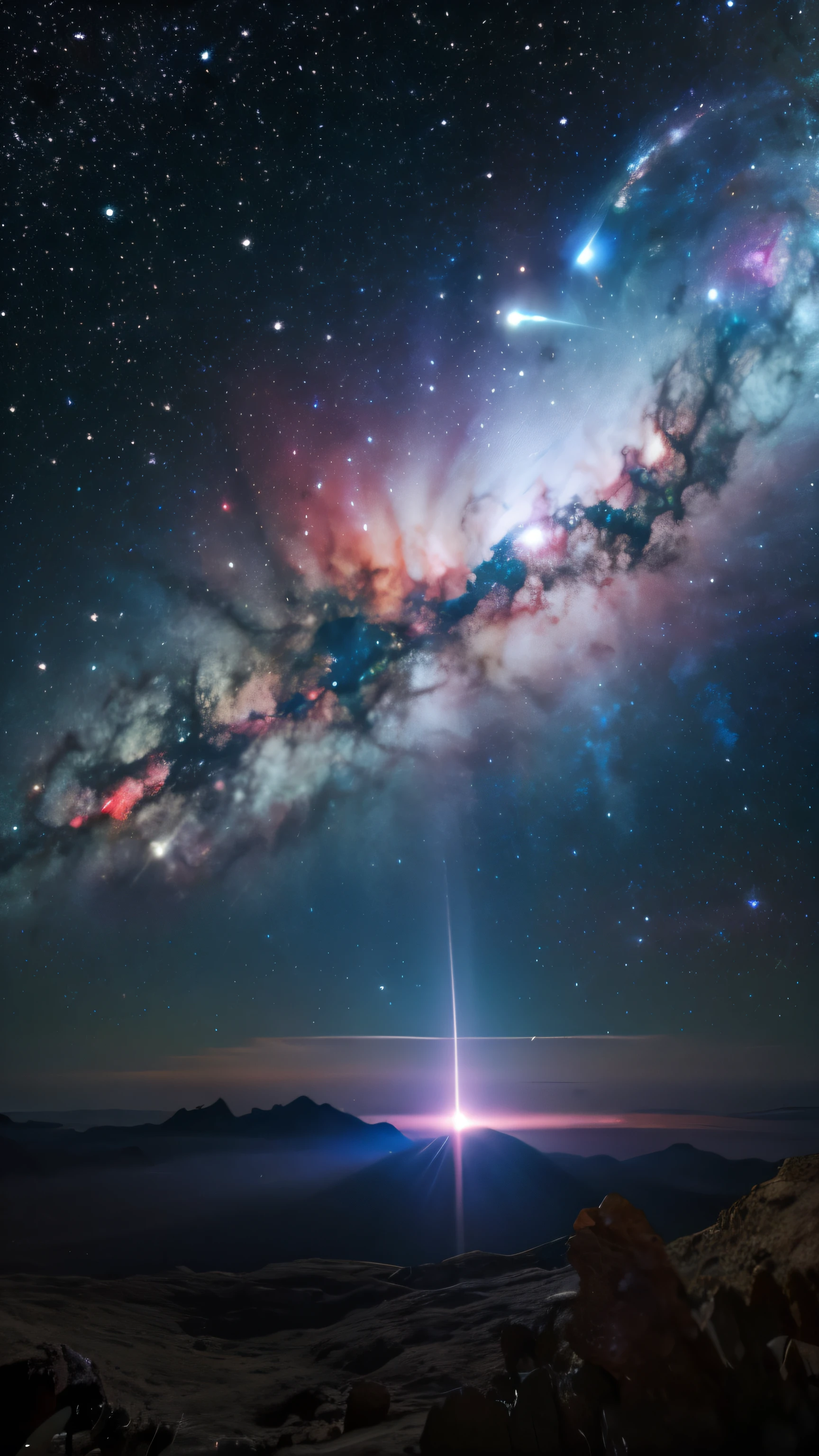 Supernova universe mysterious Light meteor