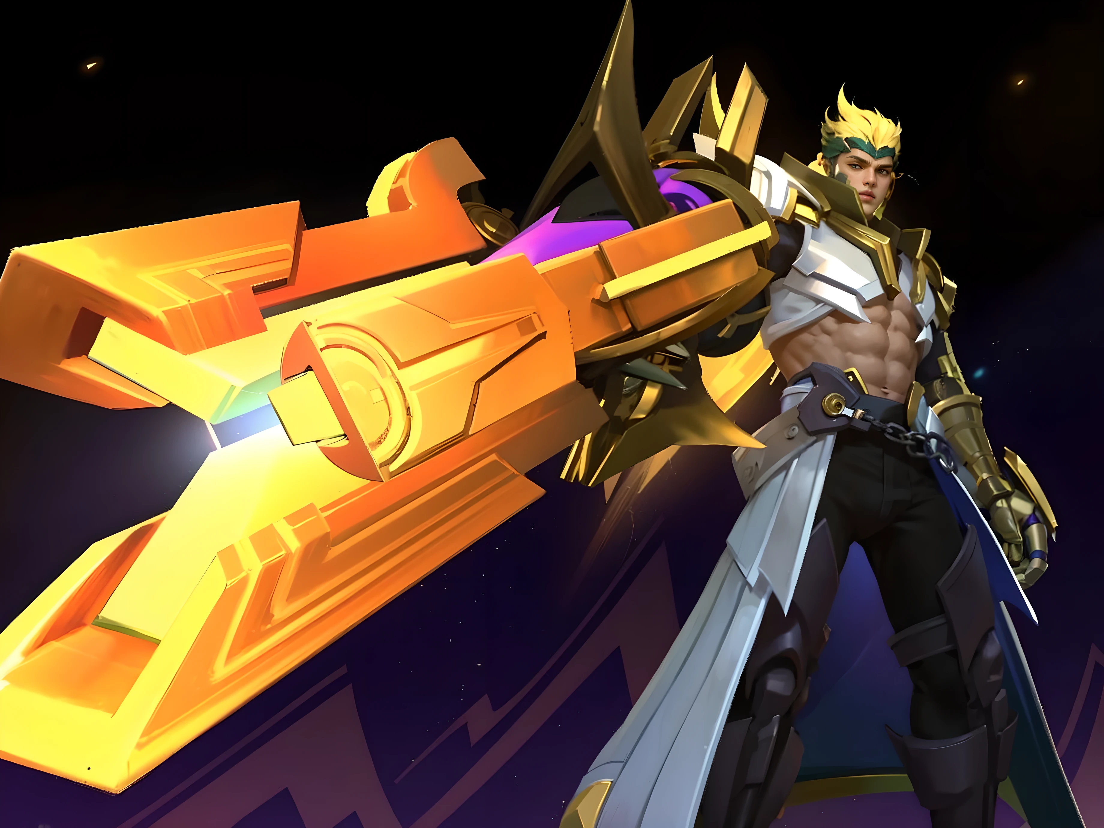 Best quality, masterpiece, detailed skin texture, detailed clothes texture, detailed face, super detail, 8k, intricate detail, 1 boy, The color doesn't change, Muscle guy, 1 guy