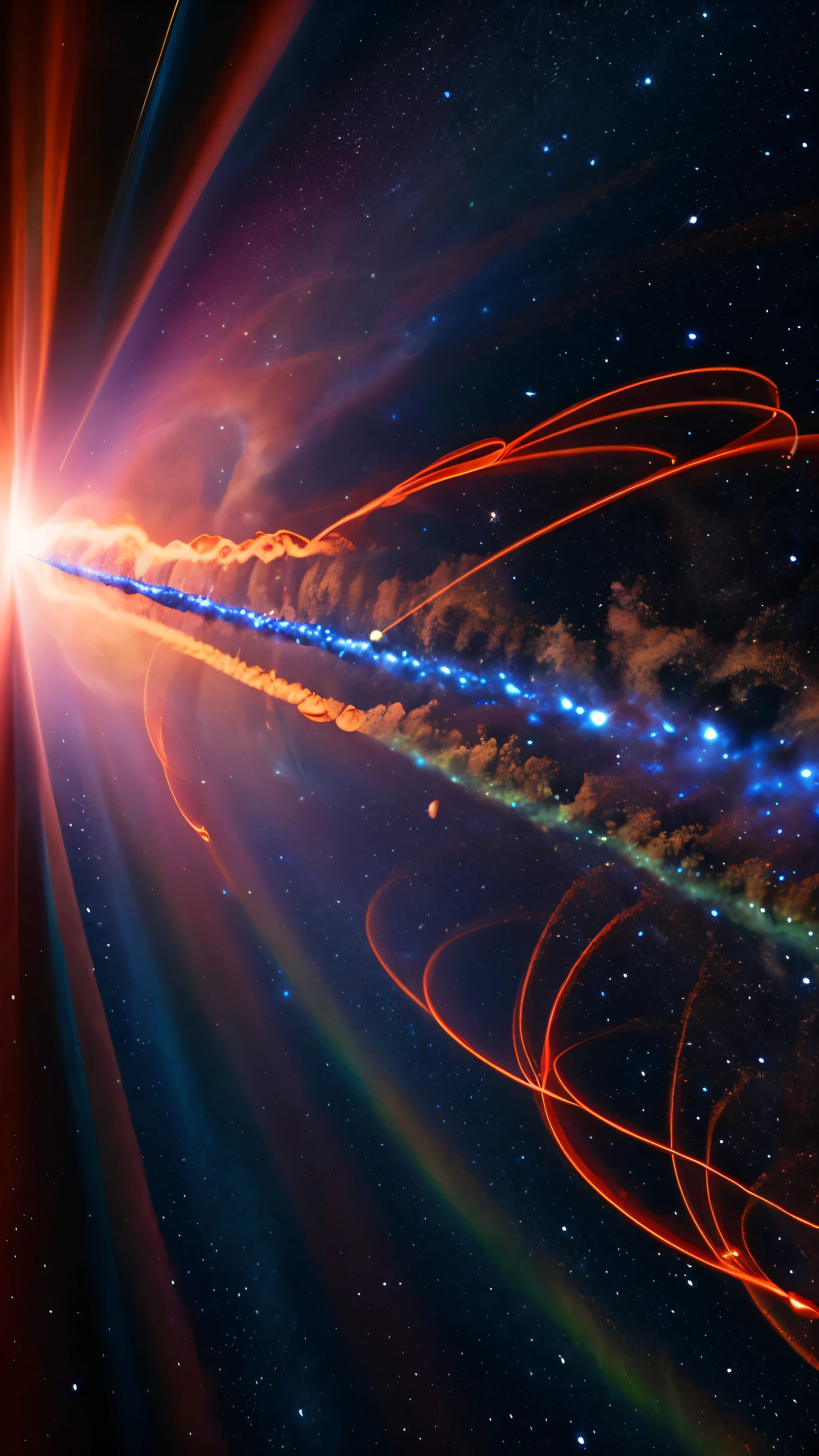 Supernova universe mysterious Light meteor