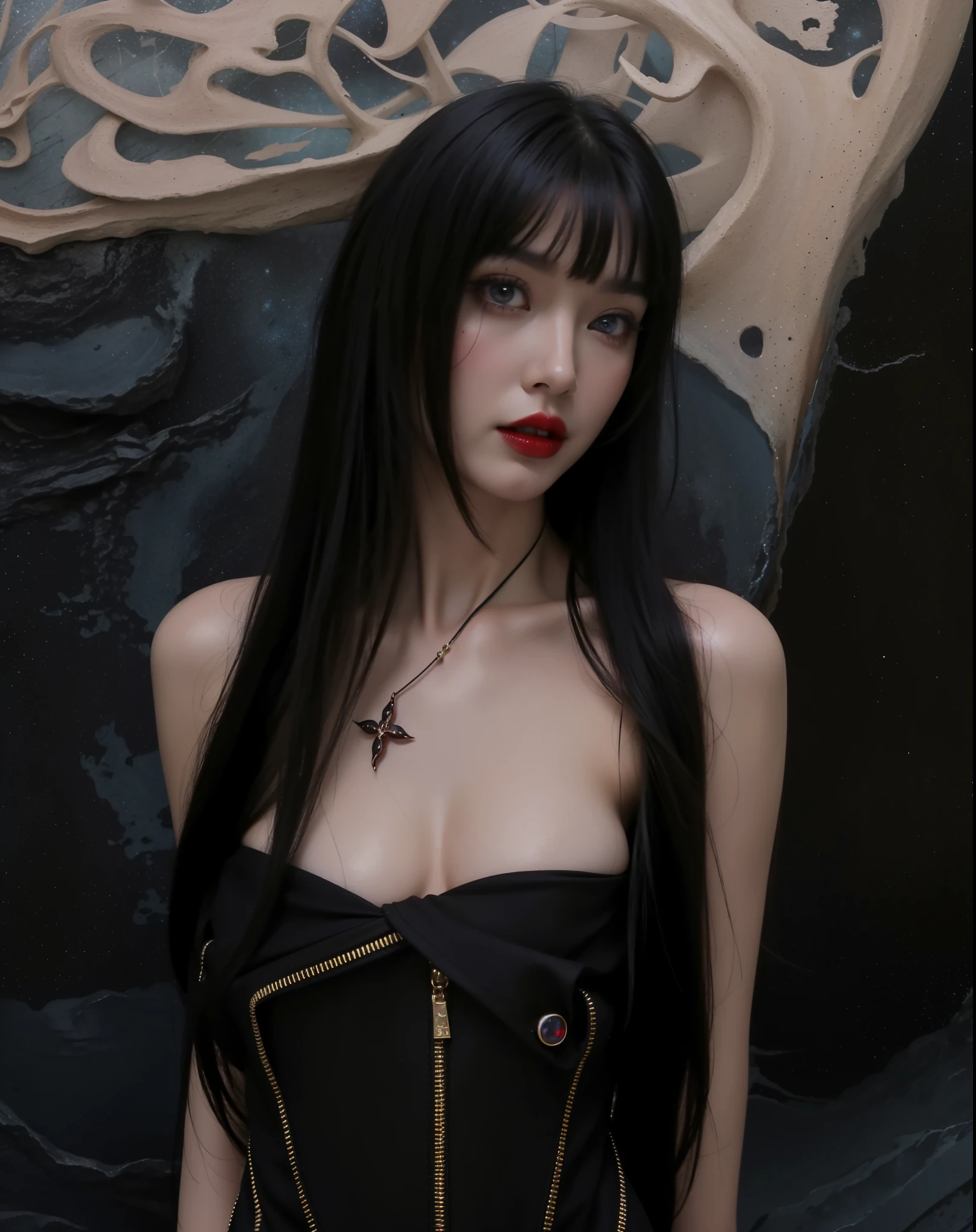 Detailed image quality,Witch Pandora,wing, Succubus Theme,堕落Angel,Excellent,scary,Secret Terror,Tentacles,With eyes,Uncanny Valley Effect,Beast Blood Moon,skeleton,vampire,Hellfire,Dark Queen,Angel,magician magic witch,Angel,Eyes are blue(Pupils as deep as the starry sky),Gorgeous tattoo designs all over the body,Surreal photos(8K picture quality,Rich in details),Dark eyeshadow,Sexy thick lips(Red lipstick),Tattoo designs on body,Dark Queen,Wear luxurious gold jewelry,Sparkling diamond gemstone,breasts symmetrical