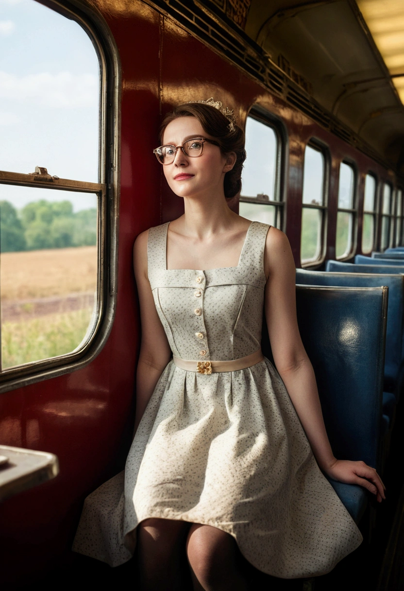 masterpiece, best quality, cowboy shot, sunny, 1girl, medium breasts, black hair, medium length hair, white frilled blouse, red skirt, white socks, pocket watch necklace, showing cleavages,
<lora:transportation_by_window:0.65>, transportation_by_window, sitting on the seat, looking away, smile,
in the bus, between valley,