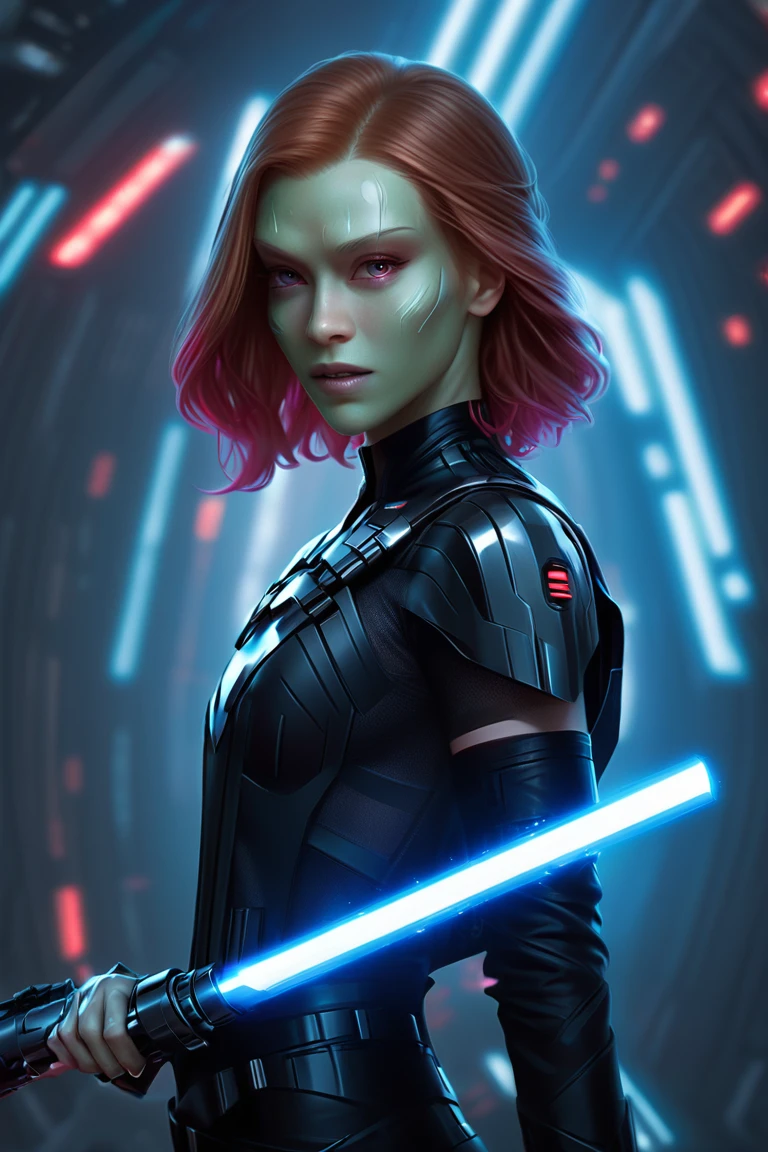 Techwear fashion breathtaking, natural light, dynamic angle, (anti-aliasing:1.2), elegant, soft scattered light, dramatic scene light saber . Futuristic, cyberpunk, urban, (tactical:1.23), sleek, dark, highly detailed digital painting, artstation, concept art, smooth, sharp focus, illustration, art by artgerm and greg rutkowski and alphonse mucha