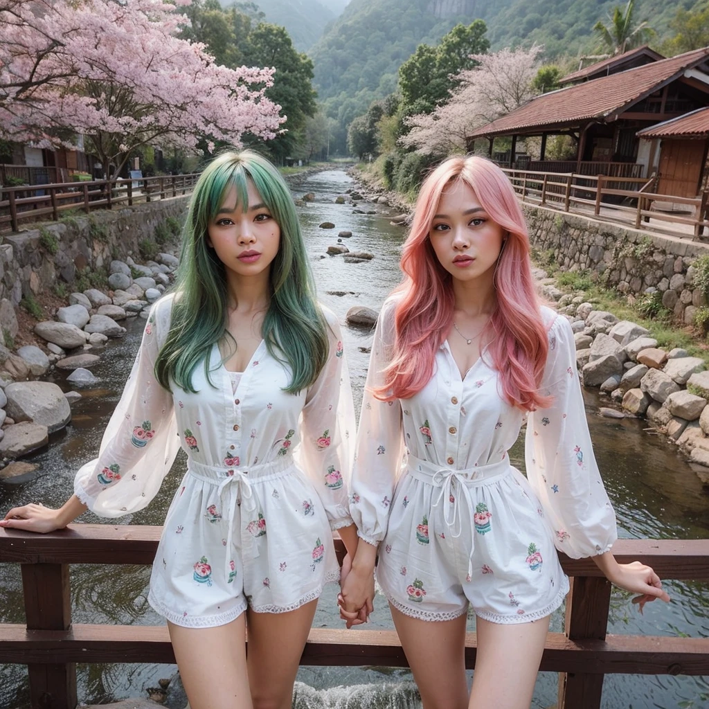 2 girls 