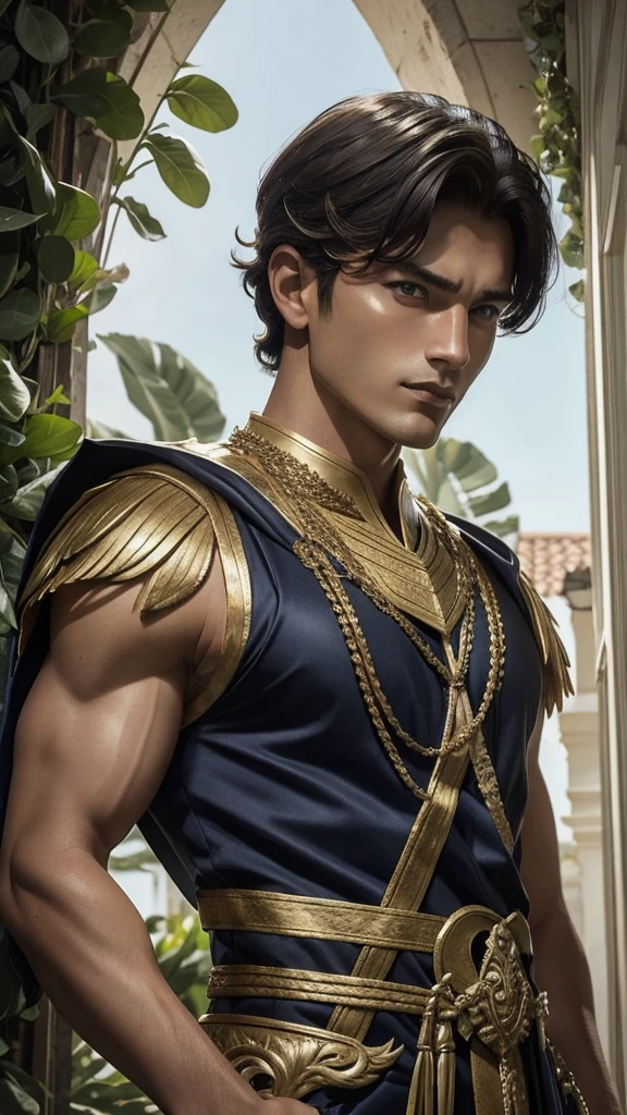 male portrait, costume, strong, Gardenia_Portraits