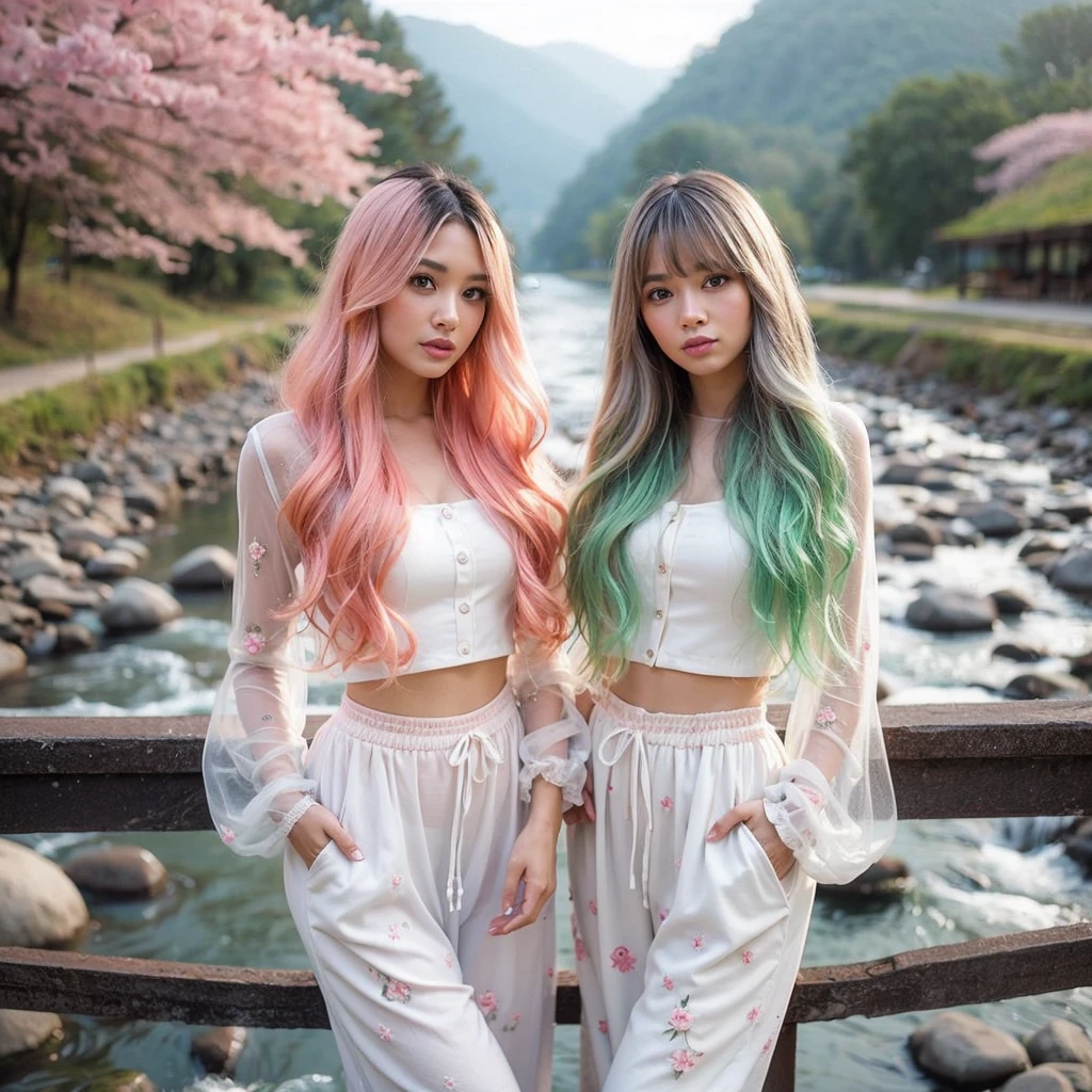 2 girls