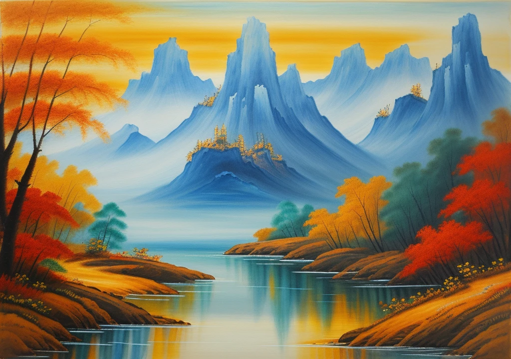 best quality,nobody,landscape painting