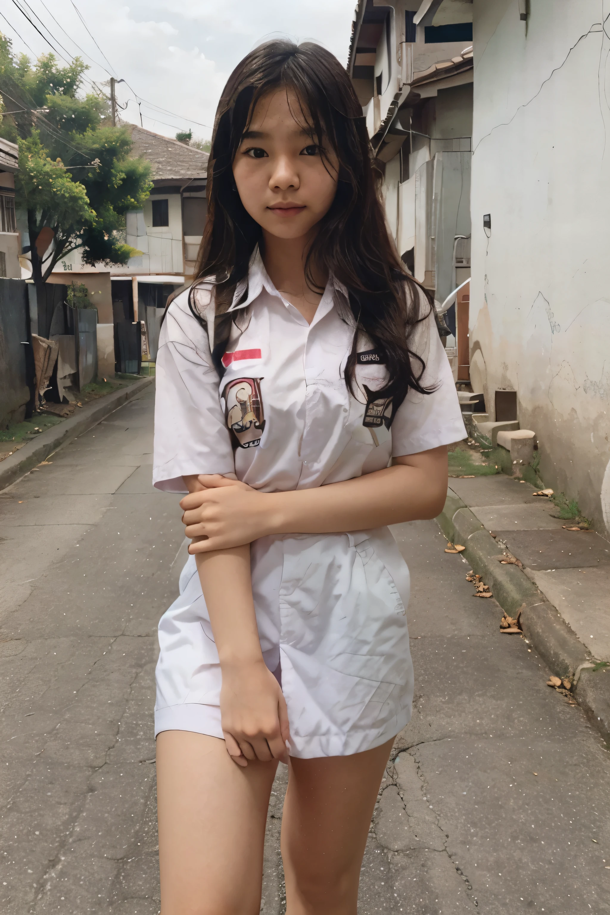 Middle school Asian girl