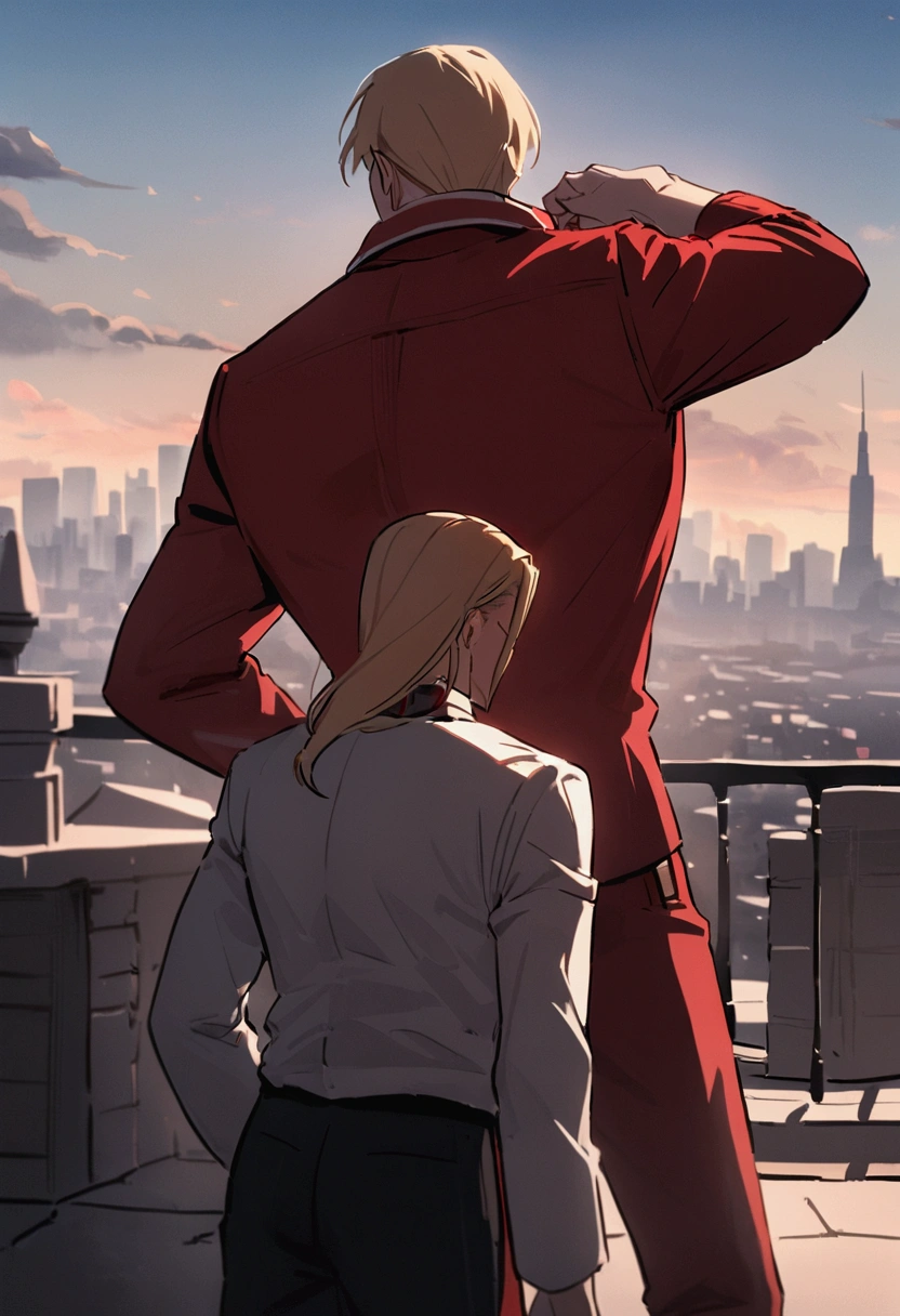 terry bogard, Andy Bogard, As if they were going to face each other and fight, New York in the background, 