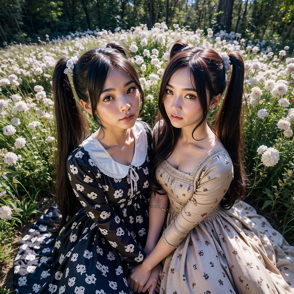 2 girls 