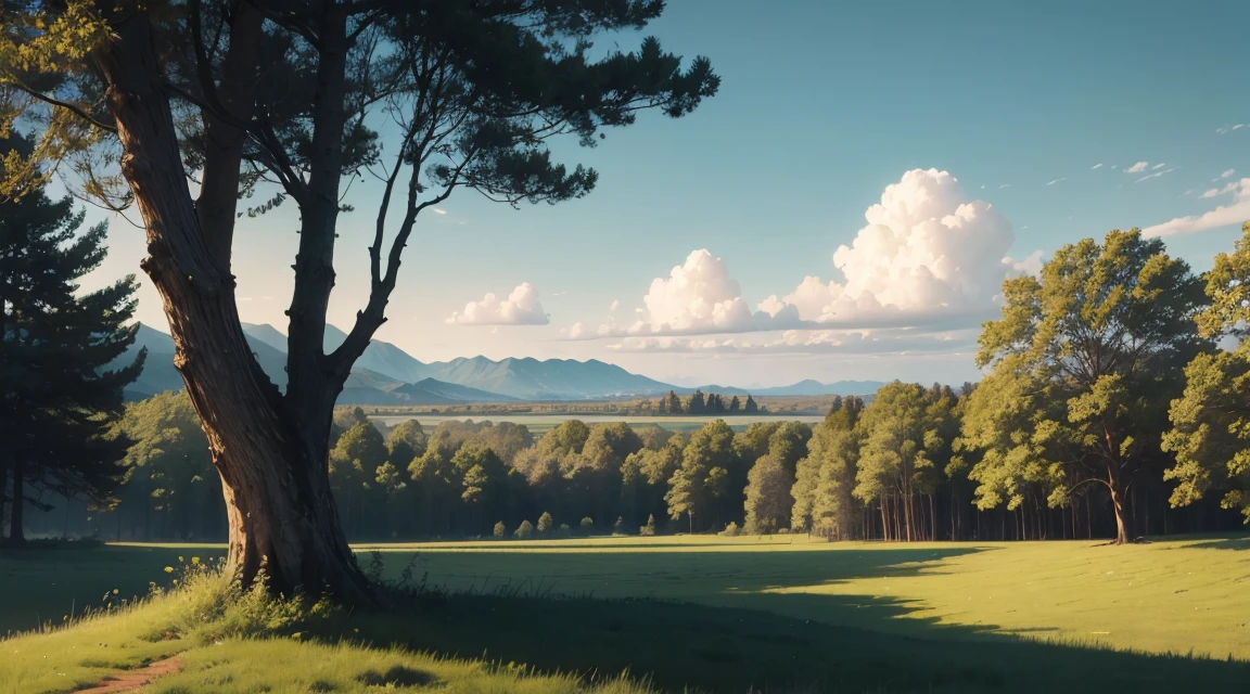 naturey, Realism, 4K, sky, TREES,
