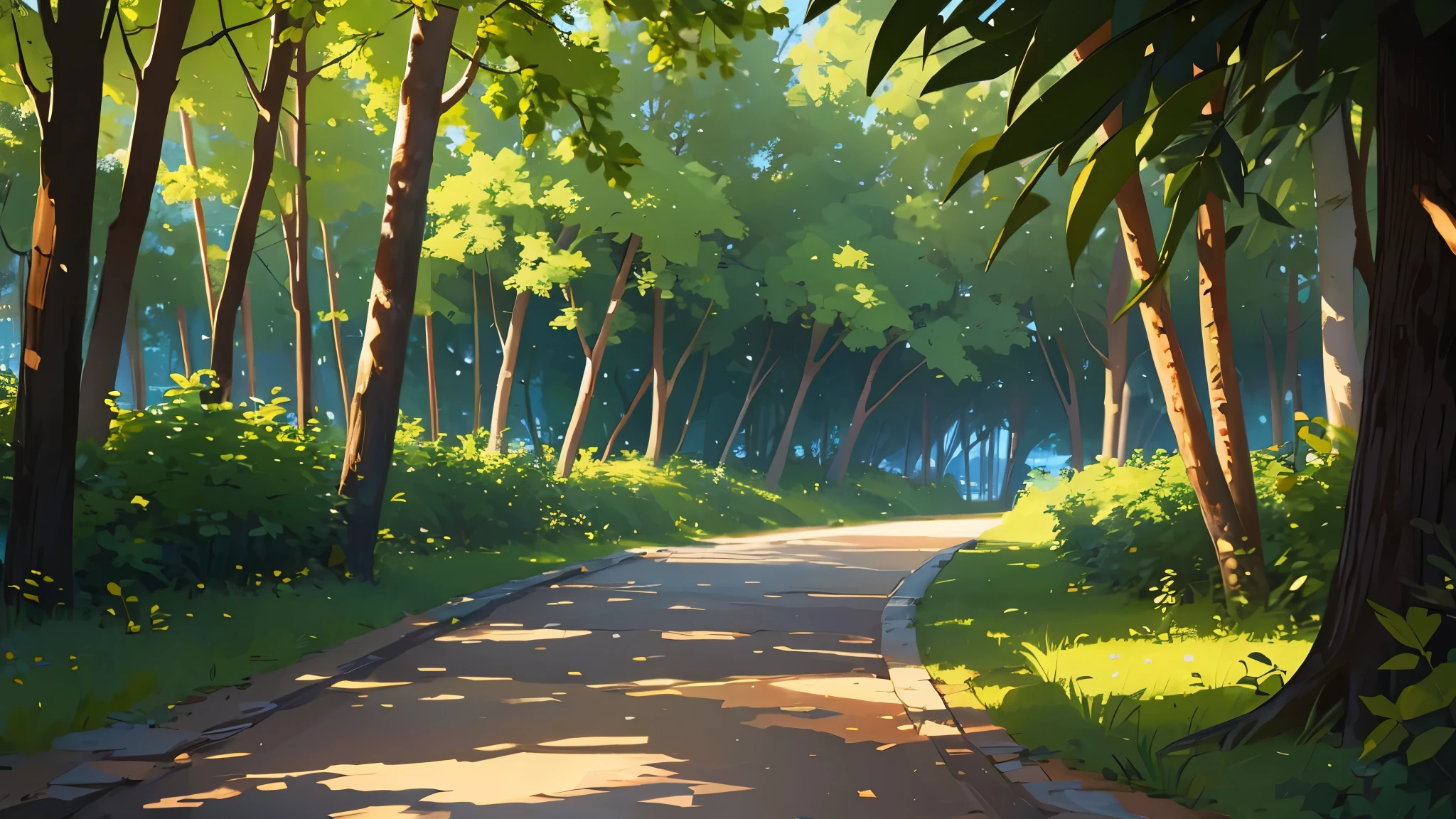 Shady path near the beach, Forest Path