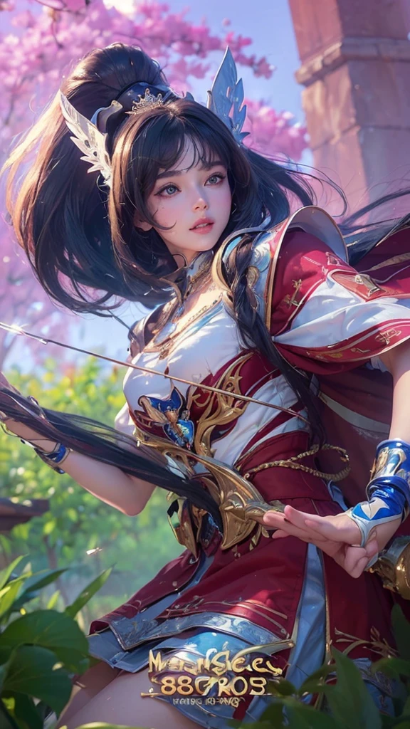 ((Best quality, 8k, Masterpiece :1.3)), upper bod y, Sharp focus: 1.2, Beautiful woman with perfe ct figure, Highly detailed facial and skin textur e, Detailed eyes, Double evelids, Interior view, f erpect lighting, Glowing skin, Beautiful lips ,symmetrical eyes