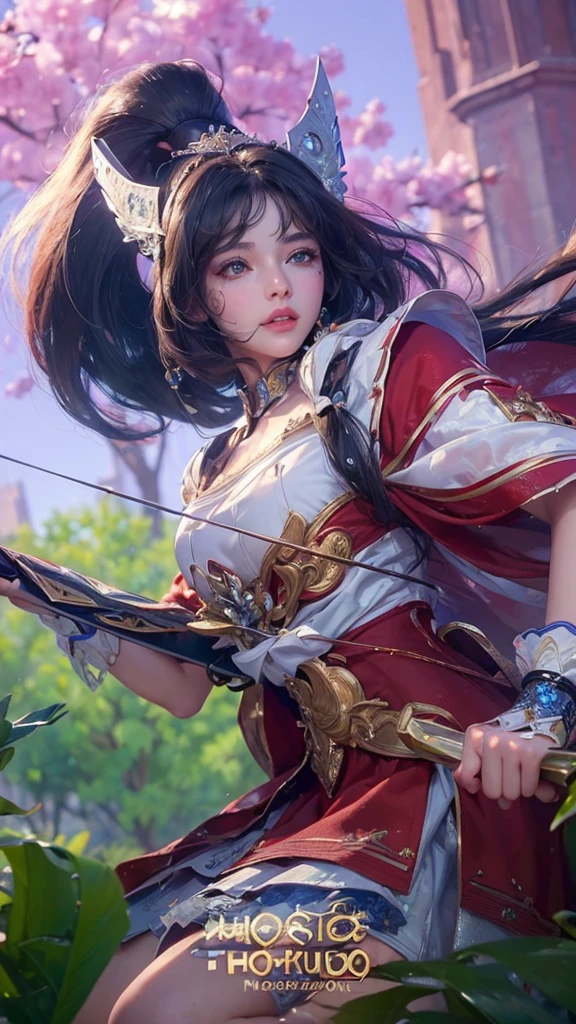 ((Best quality, 8k, Masterpiece :1.3)), upper bod y, Sharp focus: 1.2, Beautiful woman with perfe ct figure, Highly detailed facial and skin textur e, Detailed eyes, Double evelids, Interior view, f erpect lighting, Glowing skin, Beautiful lips ,symmetrical eyes