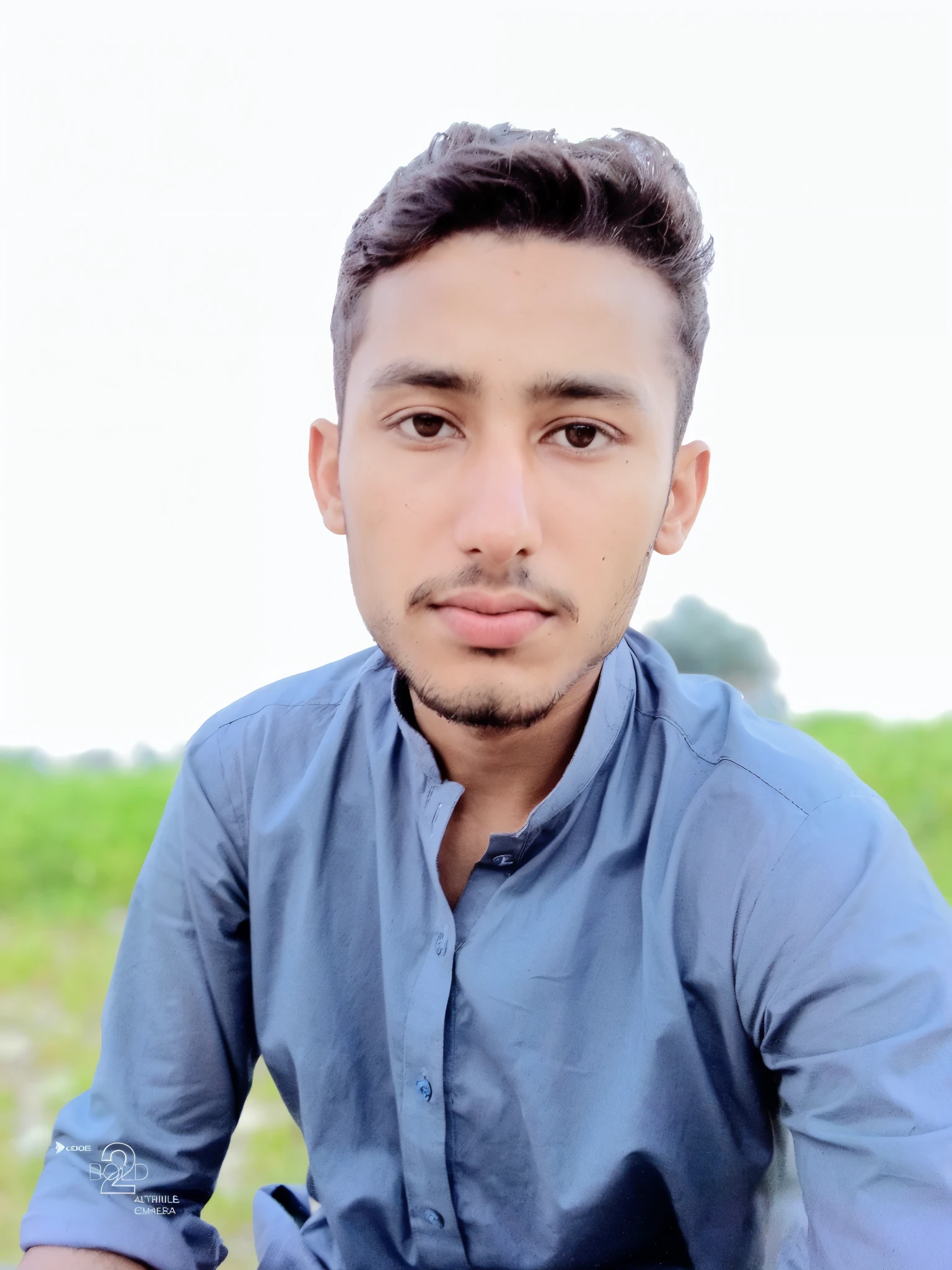 19 year Pakistani old boy with fair skin wearing spectacles and narrow body posing for a Linkedin picture in formuls