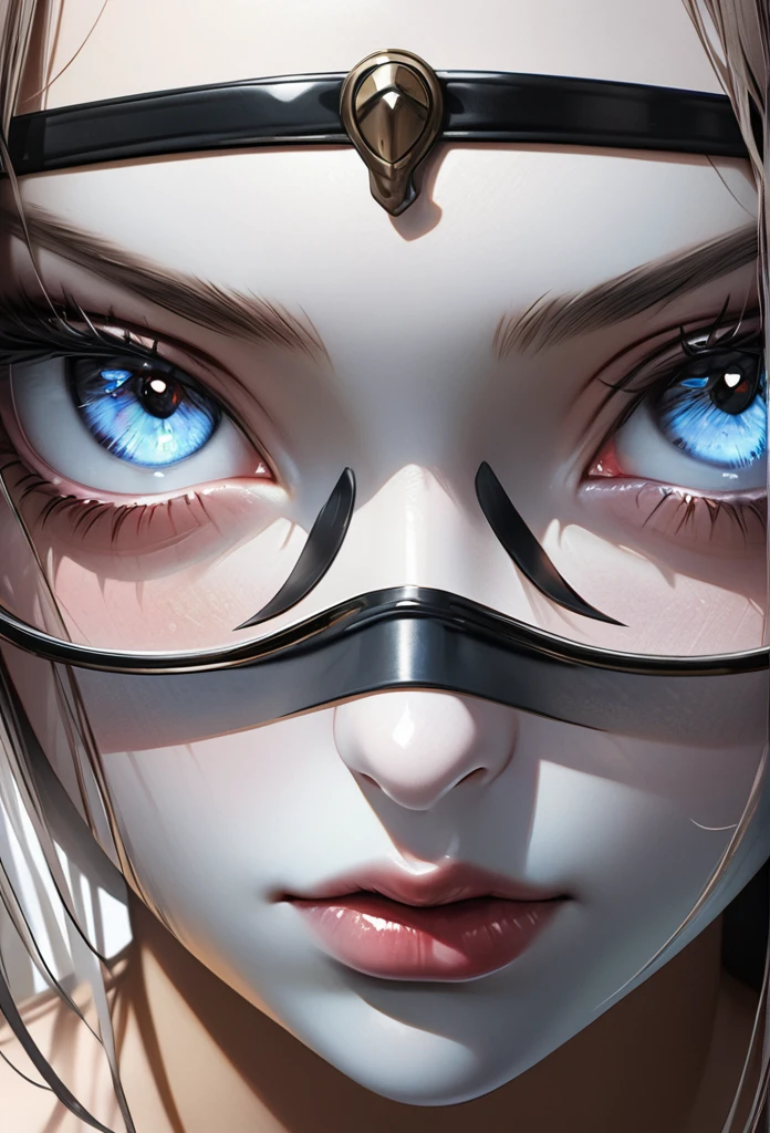 The perfect masterpiece,Highest quality,Perfect artwork,8K,
Upper Body Lens,(front portrait:1.5),Delicate face,Face Close-up,
Mermaid Girl,Bizarre glowing transparent eyes,Magical transparent eyes,Star Eyes,white hair,Holographic Phantom Background,
Digital Art,plane illustrations,colorful illustration,minimalist style,