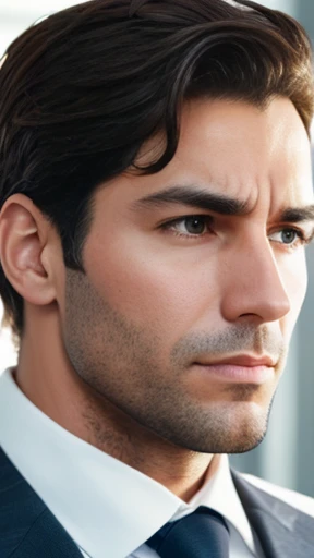 An Iaudim man focus on the face