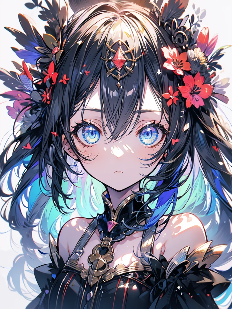Animal summoning girl petting dog big soothing eyes