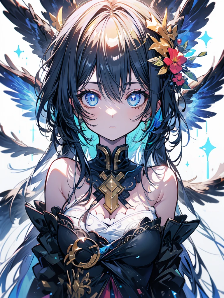 Animal summoning girl petting dog big soothing eyes