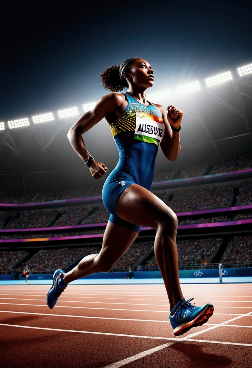 (Sports Photography), captures athlete focused expressions and sweat during training. Warm colors create a warm atmosphere, full body, award-winning, cinematic still, emotional, vignette, dynamic, vivid, (masterpiece, best quality, photorealistic, Professional, perfect composition, very aesthetic, absurdres, ultra-detailed, intricate details:1.3)