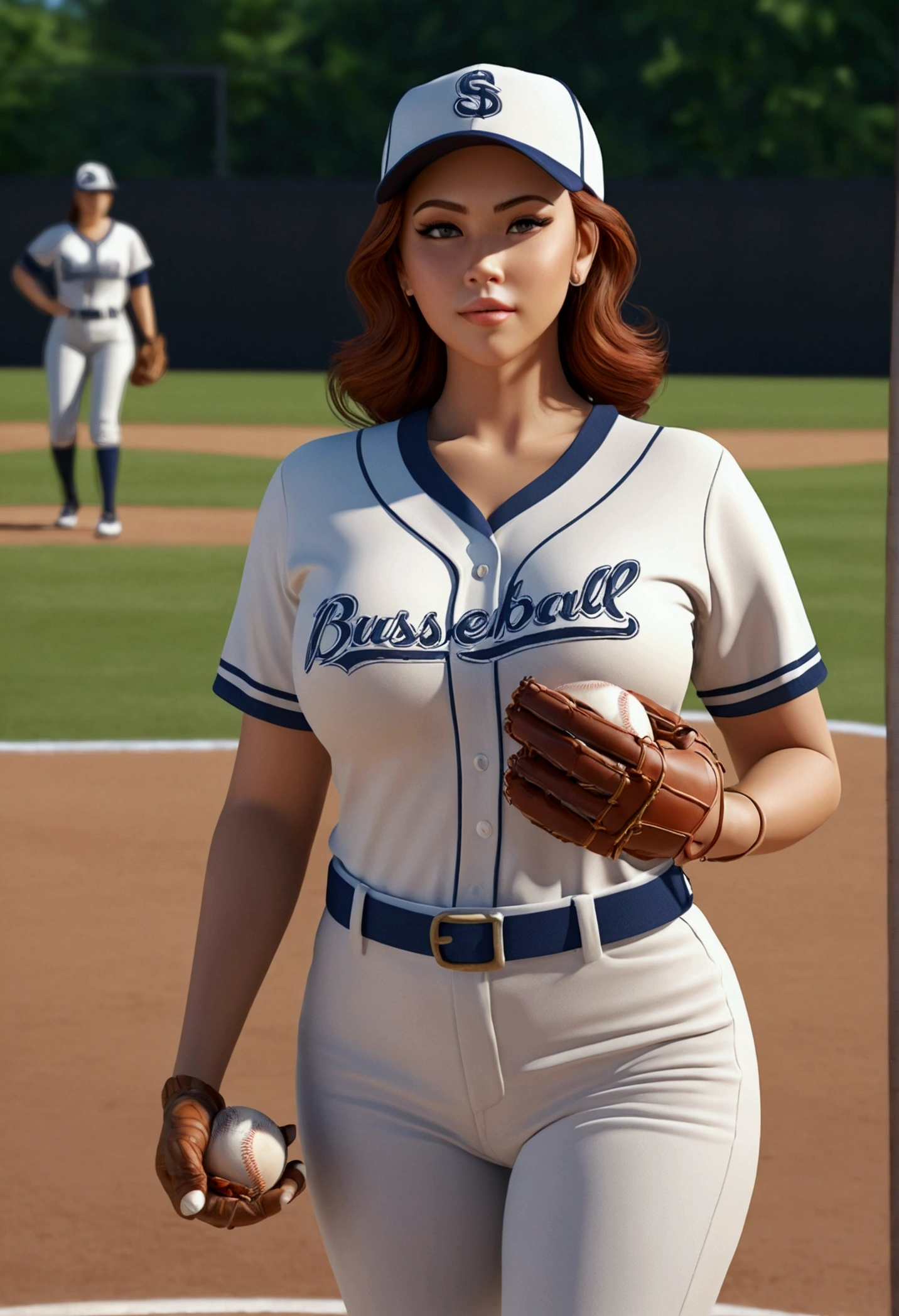 beautiful busty in sleeveless turtleneck tops, surfing, full body short from side, photo, photorealistic, realistic, masterpiece, best quality