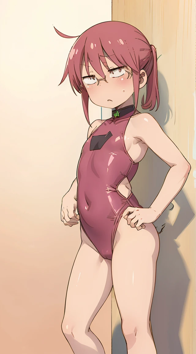 ((badhandv4)) Kobayashi, (Bust size very very small.)), (flat chest:1.2), Posing embarrassed, Sexy Attire