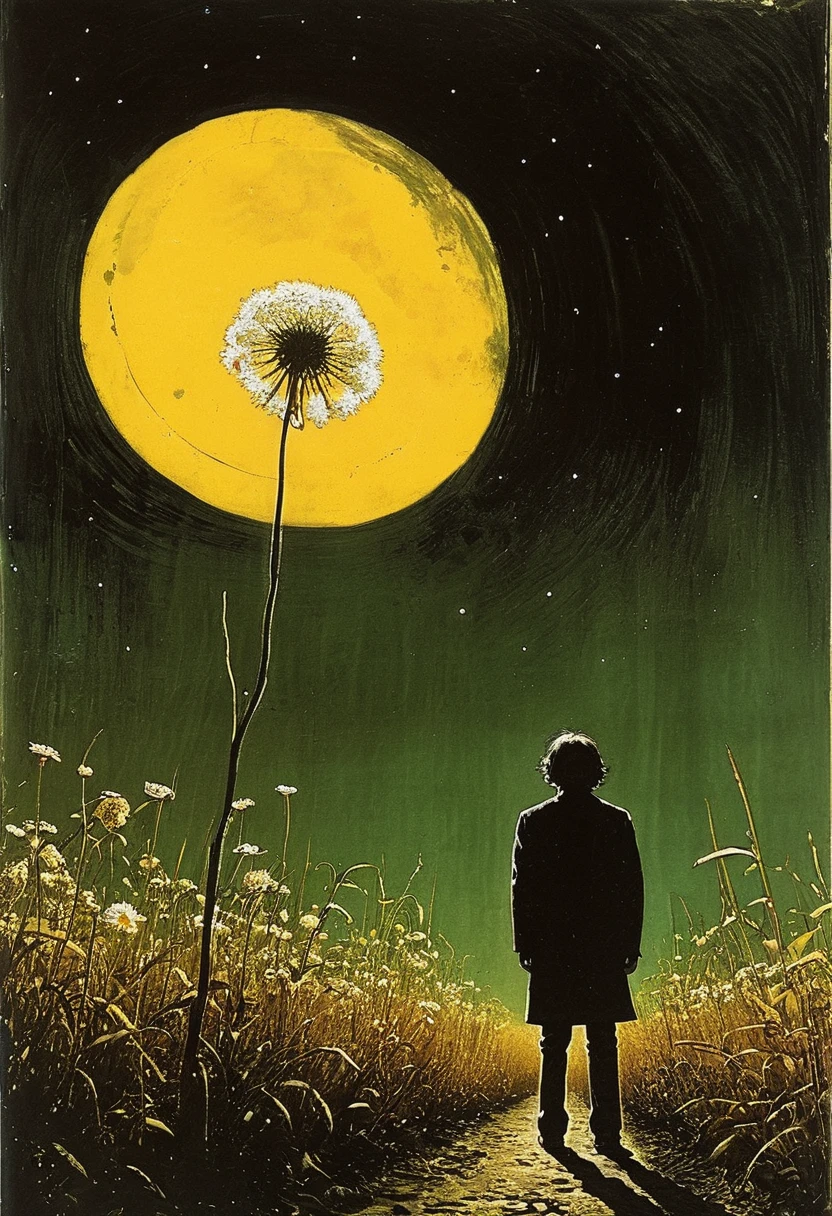 The flower is dried up, scentless,
I see forgotten in the book;
And now with a strange dream
My soul has been filled: The disturbing and grotesque world of Stephen Gummel. Style by Andrew Wyeth, Katsuhiro Otomo “Scary stories told in the dark.