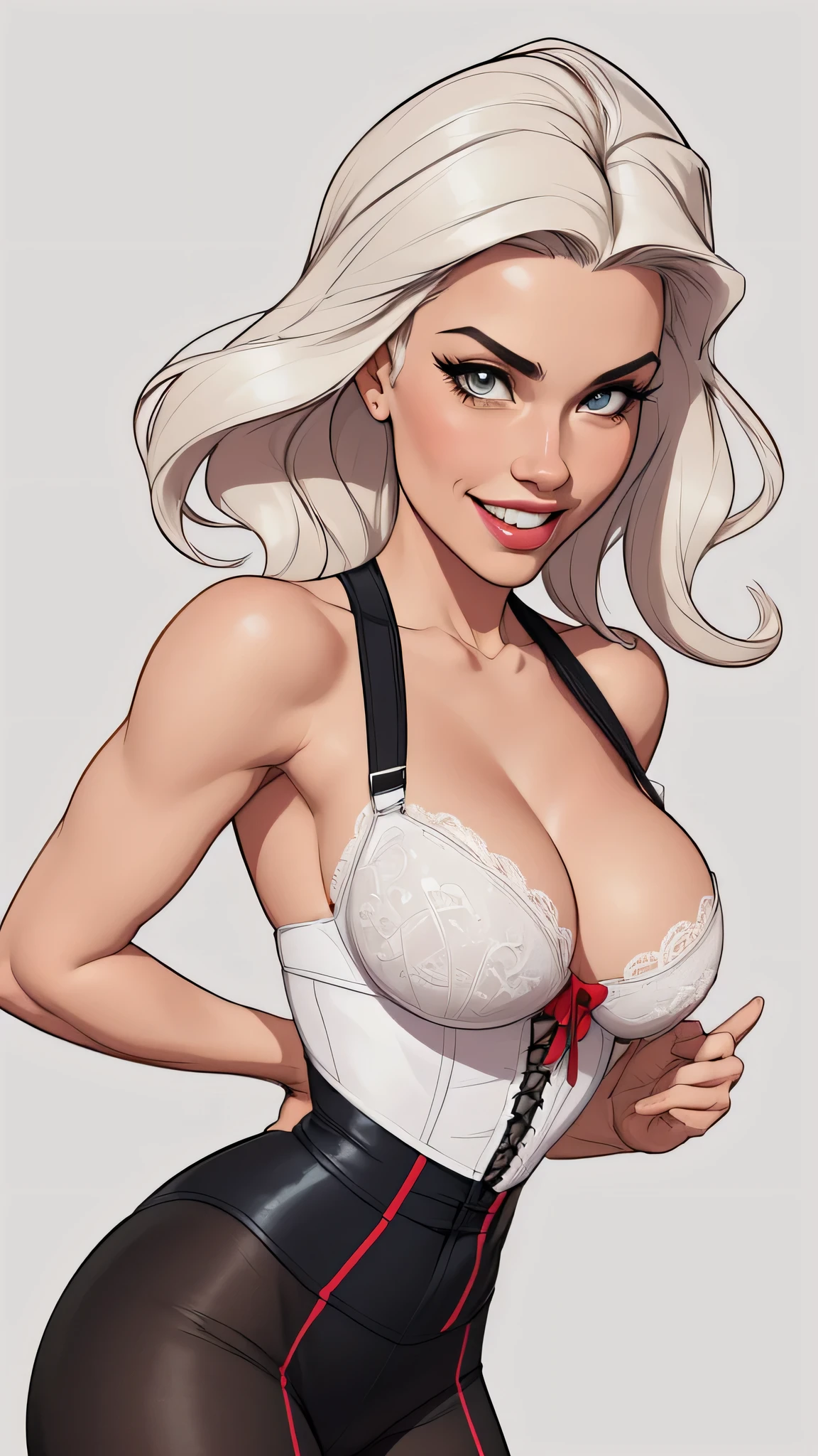 cartoon style:1.2), Woman from southern Brazil Drawing Gaucha ART Artline white background woman Cartoon image of a woman , sensual clothes , fearless super brave girl , cartoon style illustration, cartoon art style, cartoon art style, digital illustration style, highly detailed character design, cute detailed digital art, City fan art, portrait character design, beautiful digital illustration, high-quality portrait, comic book art, character design portrait, white background Busty without clothes and medium breasts cartoon style female character dressed in Fallout 4 uniform two girlfriends Pose of beautiful character in dynamic pose two women together Snow White on the left and together with Cinderella on the right with a symmetrical body with a corset and beautiful breasts, well-defined body, delicate and sensual, cartoon style, digital illustration with open smile showing teeth round ass beautiful tough