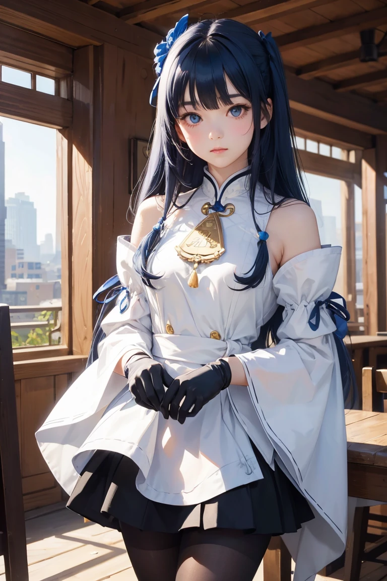 tmasterpiece，Ultimate quality，A long-won photo contest，Background bokeh，The depth of field is full，HDR high dynamics，True restore，Beautuful Women，Korean girls，18yr old，Uniform temptation，Enchanted smile，Seductive action --auto