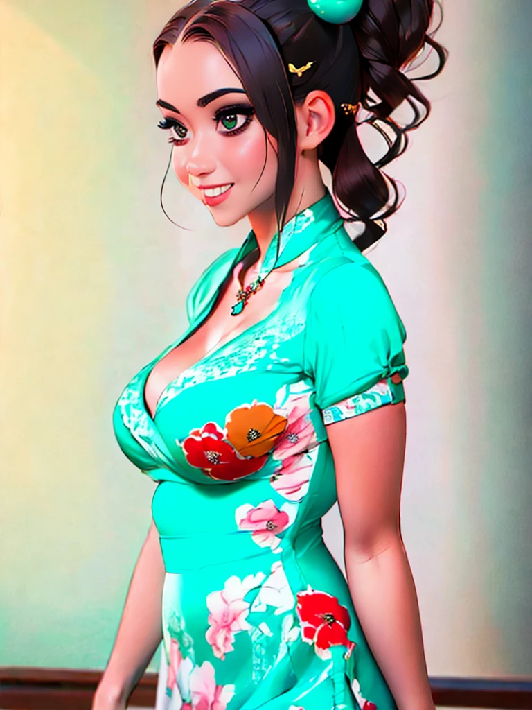 best quality, masterpiece, highres, 1girl,china dress,hair ornament,necklace, jewelry,Beautiful face,upon_body, tyndall effect,photorealistic, dark studio, rim lighting, two tone lighting,(high detailed skin:1.2), 8k uhd, dslr, soft lighting, high quality, volumetric lighting, candid, Photograph, high resolution, 4k, 8k, Bokeh