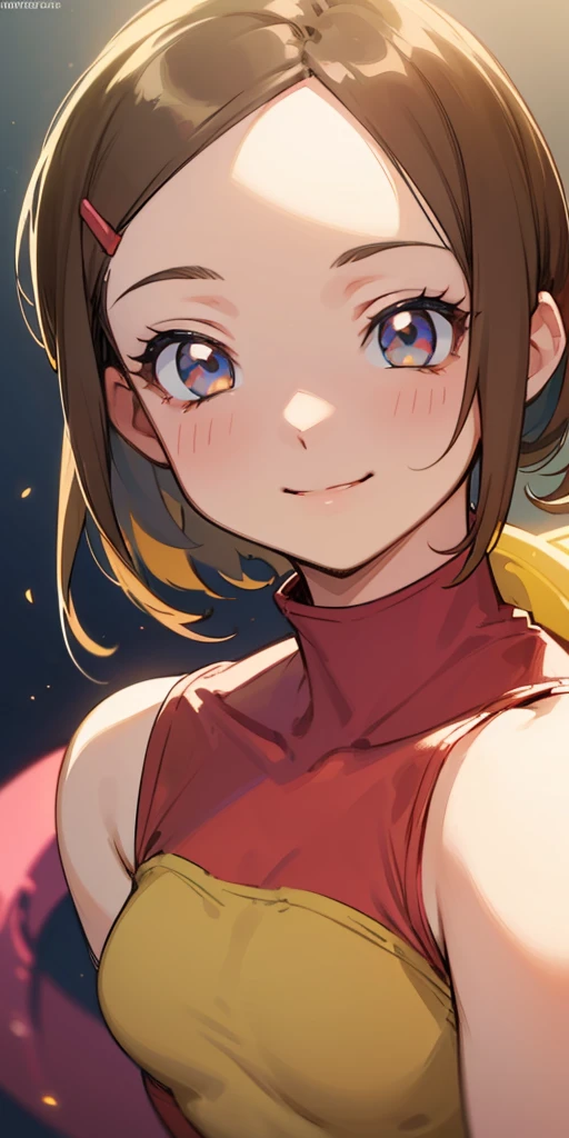 beautiful 1child gymnast leotard, extremely detailed face and eyes, long eyelashes, dynamic pose, colorful leotard, soft lighting, vibrant colors, cinematic lighting, 16k , hyper detailed, masterpiece, award winning smile happy beautiful face
