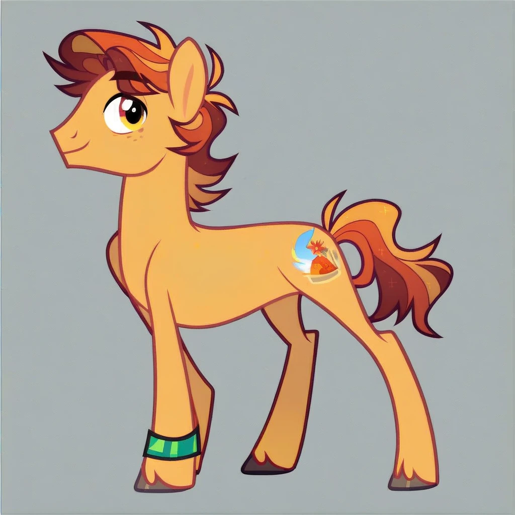 score_9, score_8_up, score_7_up, score_6_up, score_5_up, score_4_up, show accurate, full body, simple background, feral pony, male pony, original character