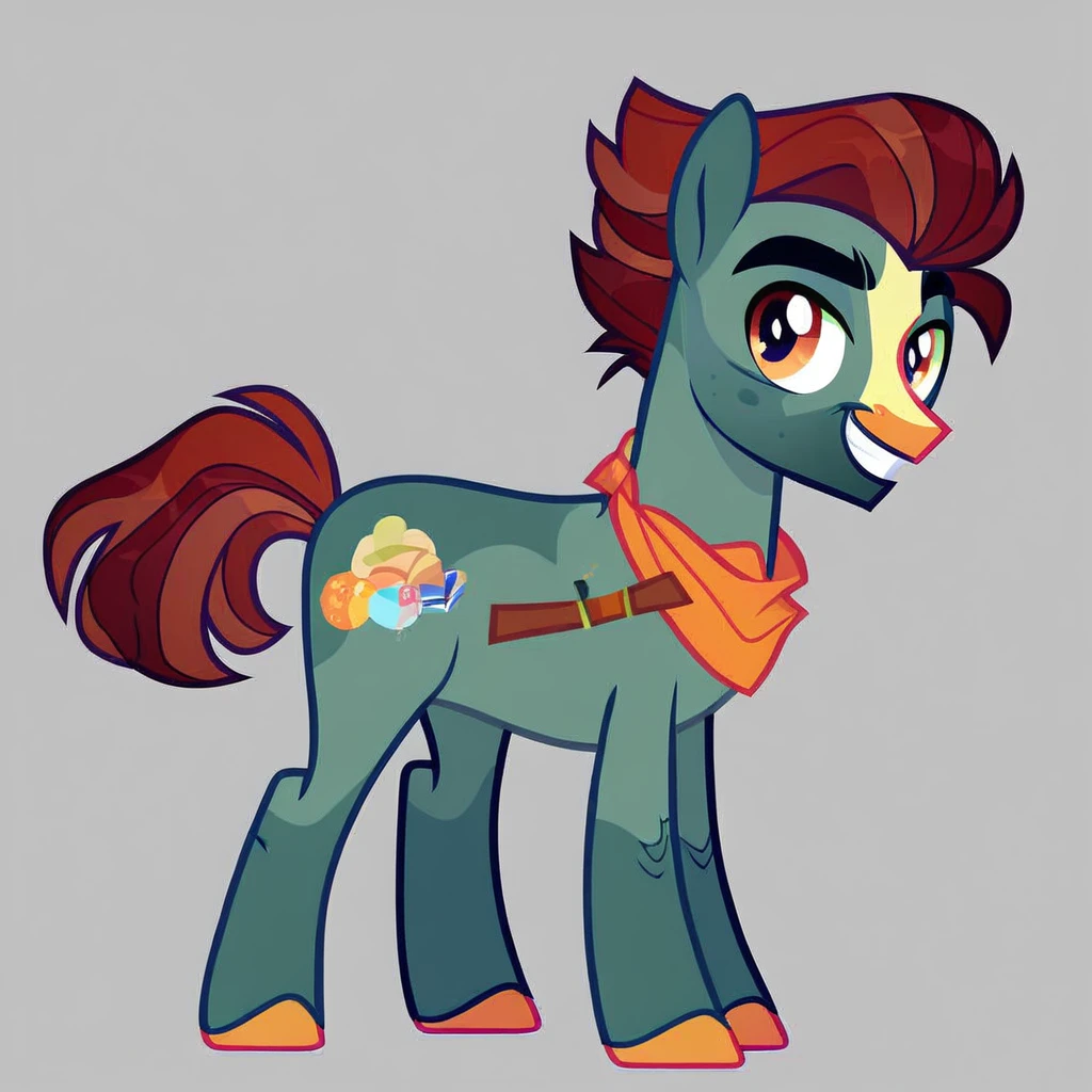 score_9, score_8_up, score_7_up, score_6_up, score_5_up, score_4_up, show accurate, full body, simple background, feral pony, male pony, original character