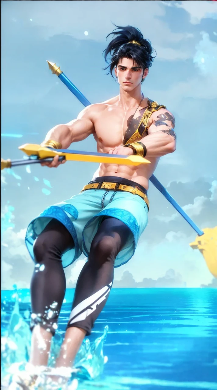 (Intricate Details, Masterpiece, Best Quality, High Resolution, 8k), (1man), (male:1.2), mature, dandy face, finely detailed eyes and face, toned body, masculine appeal, commanding presence, hot stud, bulging biceps and triceps, well-developed quadriceps and hamstrings, light skin, burgundy straight layered bangs hair, aquamarine eyes,  ornate details,  portrait, solo, half shot, looking down, detailed background, detailed face, (cogpunkai, cogpunk theme:1.1),  tech-mage,   [magic|technology], melding of spellcraft and advanced technology,  intricate [spellcasting clothes|mechanical gear], gear shaped glyphs,  ancient crystals,  [gears|ancient spell],  floating particles,  [innovative|enchanting] aura, high tech vehicle in background,   , finely detailed background, Depth of Field, VFX, young man and handsome