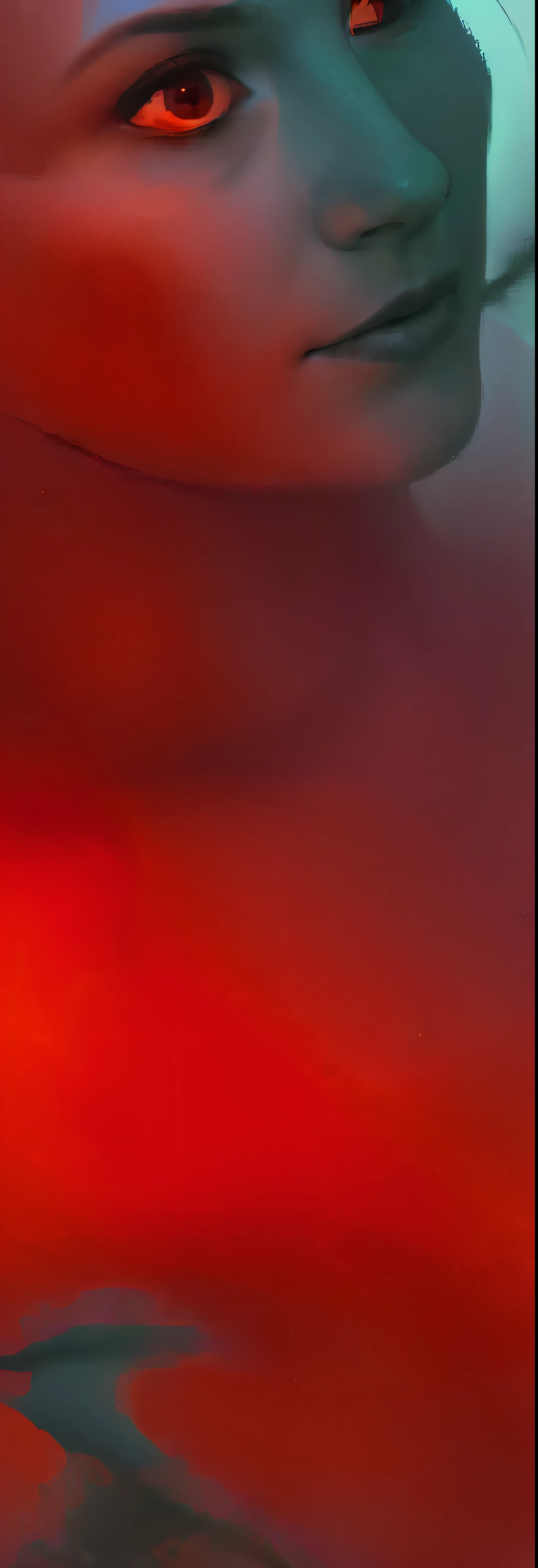 masterpiece, best quality, (extremely detailed CG unity 8k wallpaper), (best quality), (best illustration), (best shadow), absurdres, realistic extremely_dark_red lighting,realistic dark red lighting,8 k sensual extremely_dark red lighting,extremely_dark red and cinematic lighting, volumetric extremely_dark red dramatic lighting, cinematic extremely_dark red lighting, cinematic volumentric extremely_dark red lighting, (Abyss), beautiful detailed dark red glow, art by PeterMohrBacher,