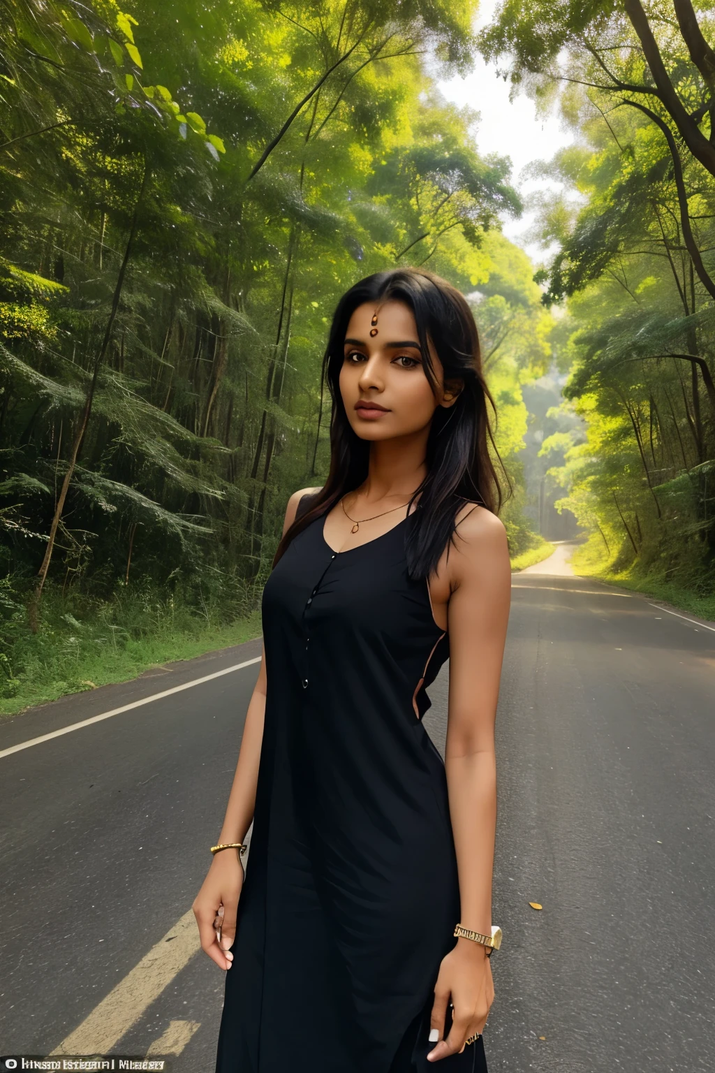 Hearing this, Shikhar stared at her and said – “You know how late it is. It is a deserted road and there is a forest too. Come with us