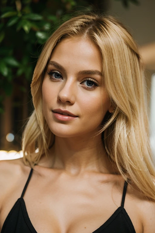 a blonde woman