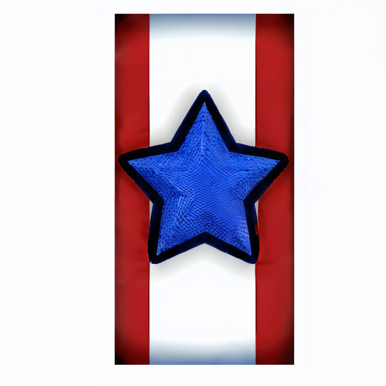 a close up of a star on a flag with a white background, stars and stripes, patriotic, patriot, flag, americana, star, patriotic!, vibrant colors americana, patriotism, colors red white blue and black, captain, red blue theme, 4th of july, spangled, red and blue color theme, american flag, 1128x191 resolution