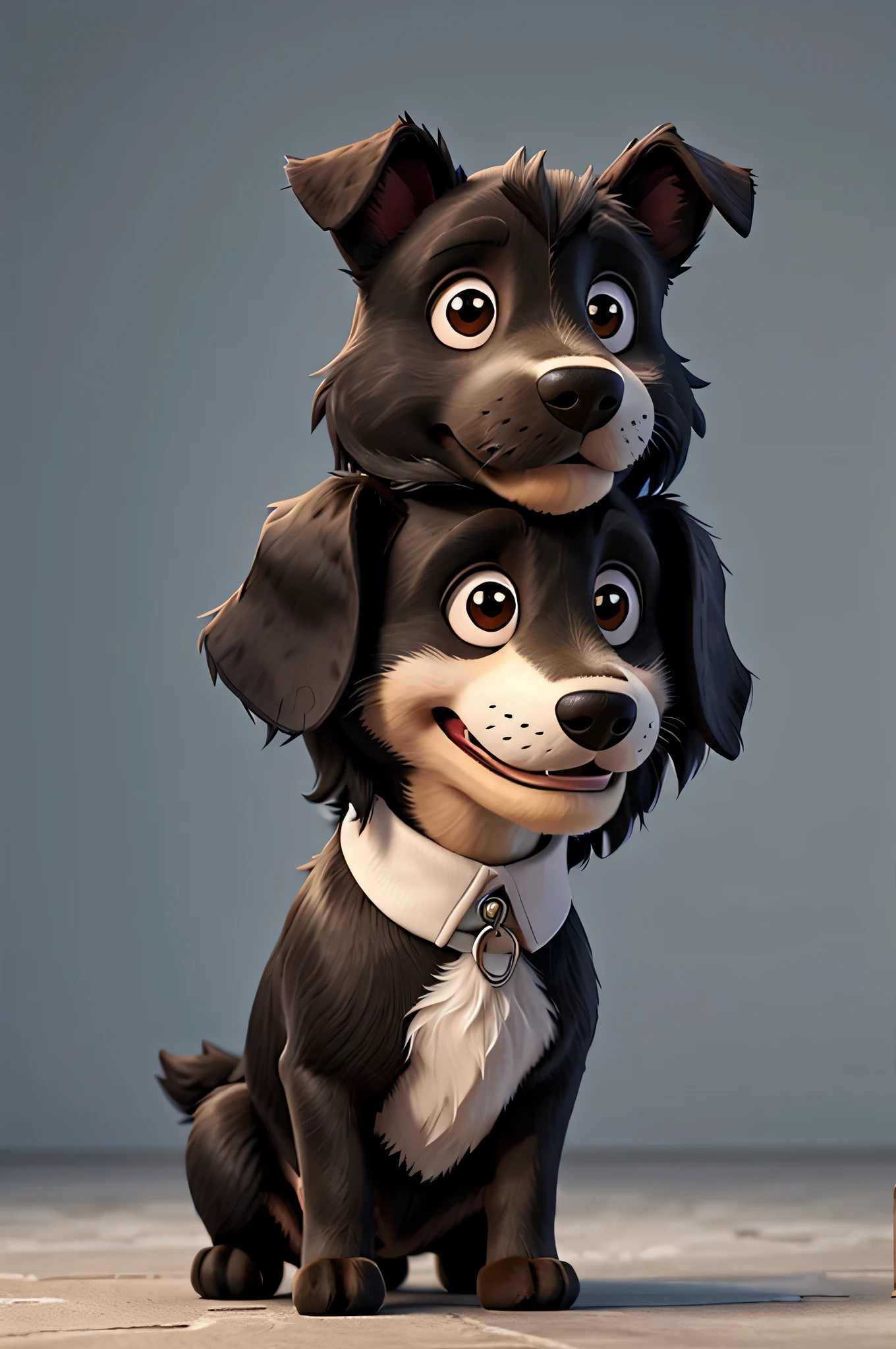 black hair dog, animal alone, Puppy