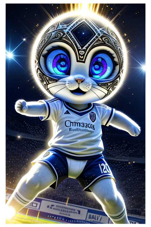 (Highest quality、masterpiece、8k))、Anatomically correct、Very detailed、High resolution、Realistic、((Beautiful, sparkling, detailed eyes))、Intricate details、Cinematic lighting、((Dynamic composition))、kitten、Big head、Moment of the goal、Decisive moment、The moment of the century、Tennis Player、smash、All footage is black and white、Newspaper Articles、White border