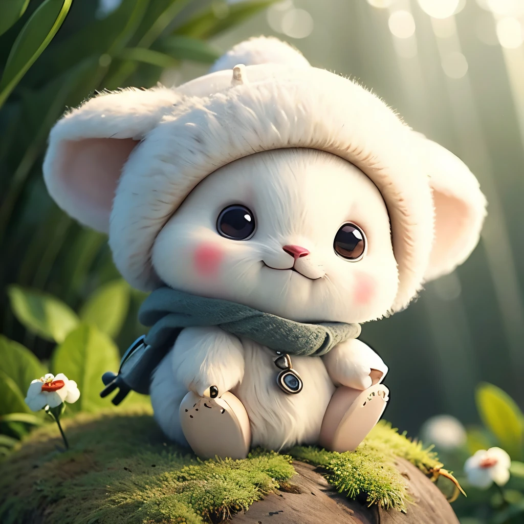Cute chibi buffalo, white backgrounid, buffalo, tchibi, adolable, The avatar is like a buffalo