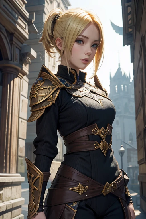 Guildwars2 Guardian with blonde hair