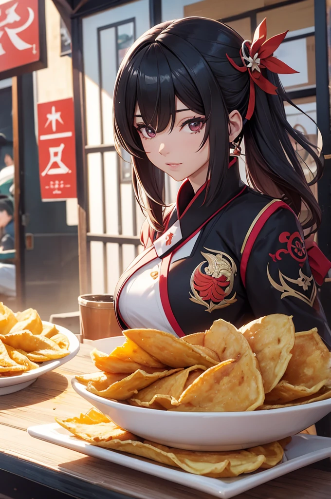 Genshin Impact ship eating patacones