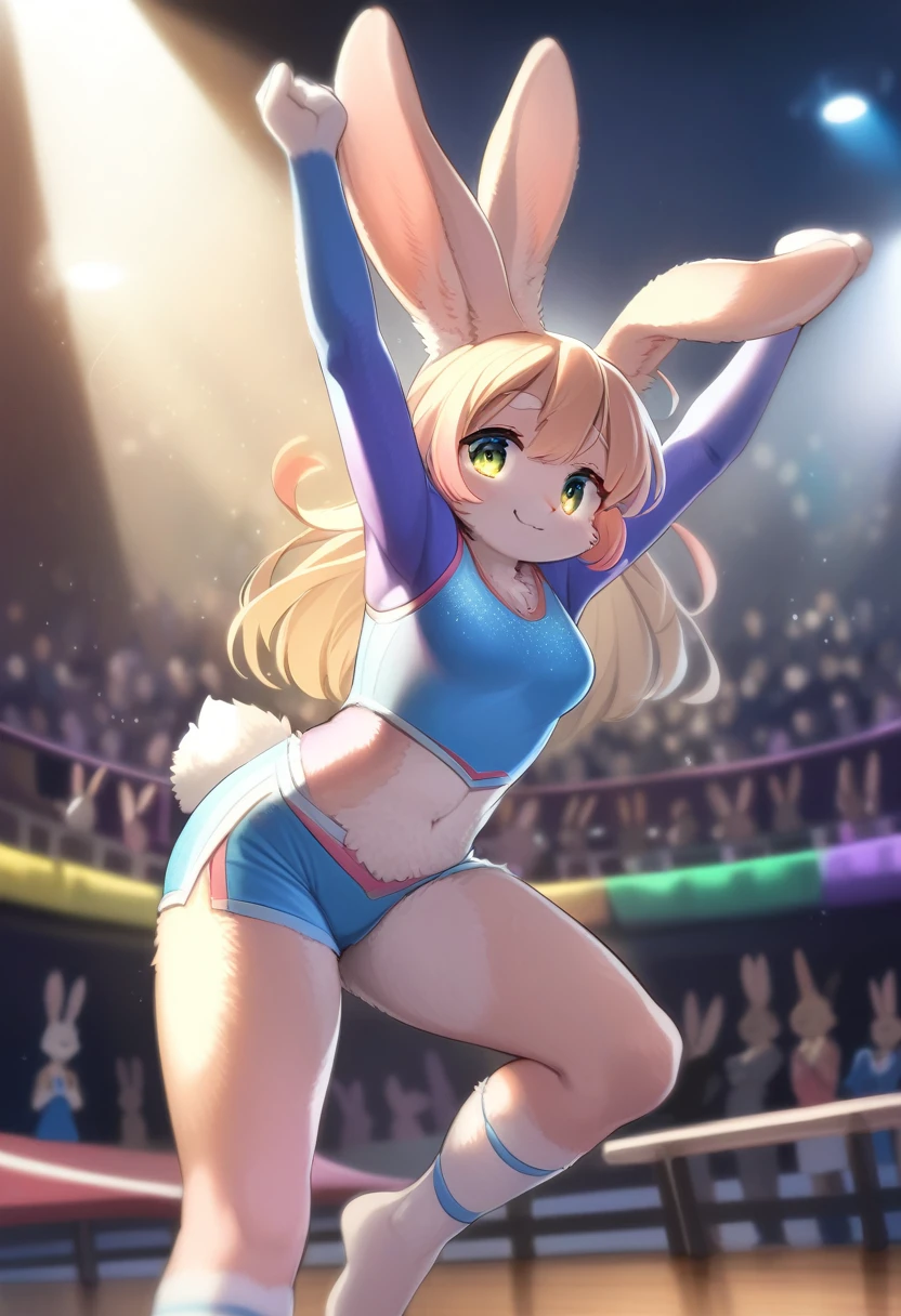 undressing,peace sign with both hands,color々take a pose,Live venue,Kagamine rin,expose yourself in front of a large number of people,NSFW,shy smile,full nude,blush,love juice,Squat down and spread your legs wide,My breasts are being fondled by a man from behind