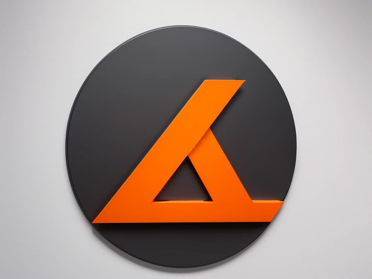 A logo with the letter ''T'', with the color of the letter orange and its white background