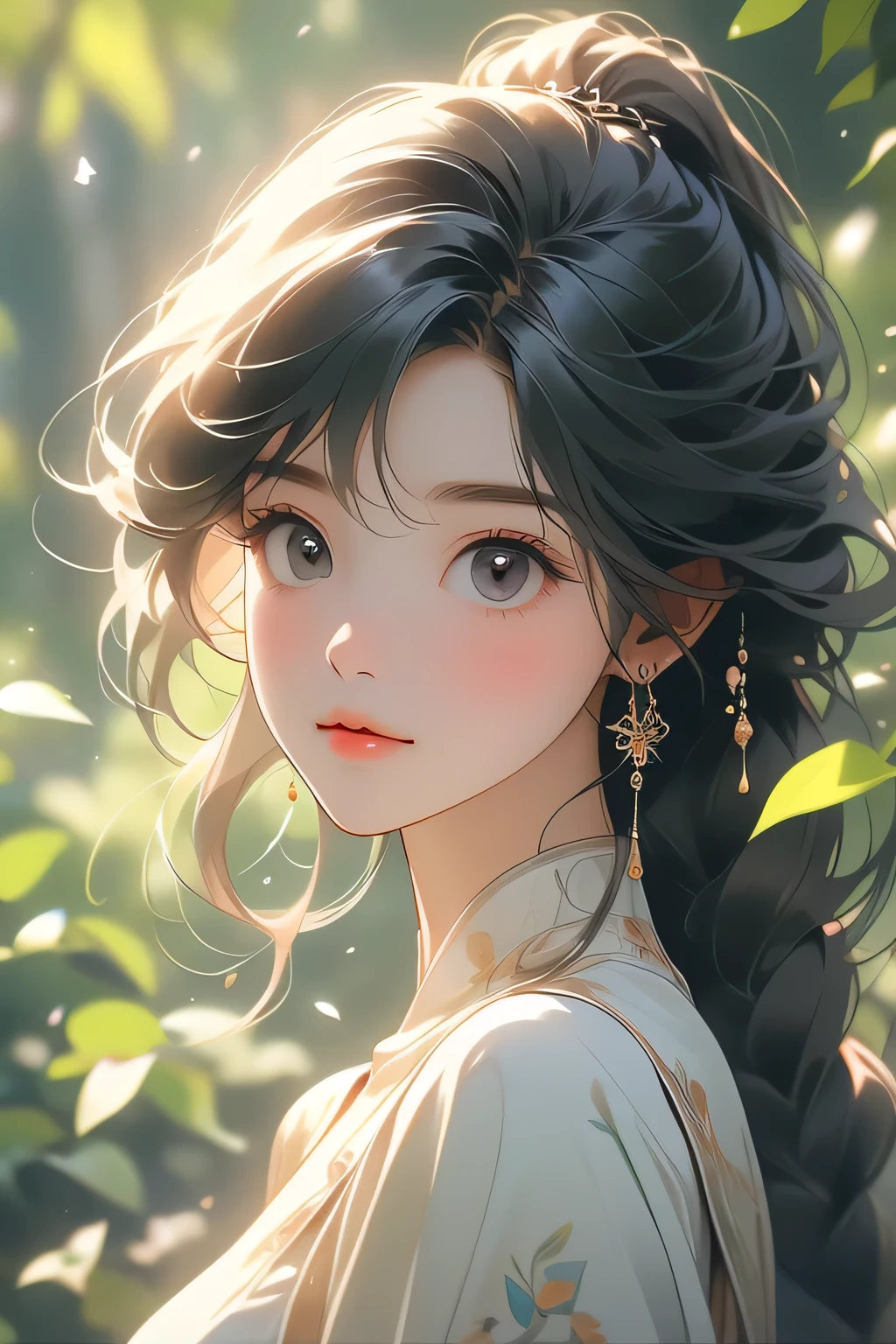 Highest quality、High resolution、Detailed Background、(Beautiful face in every detail:1.4)、Anatomically correct、(Normal number of fingers:1.2)、(Highly detailed face:1.2)、(Detailed eyes:1.2)、Teenage beauty、(Huge breasts:1.2)、Perfect body line、Light color hair、Braided bob cut、Braided Ponytail、well-groomed eyebrows、
The morning breeze blows and the soft light shines in.、When I open the window, cool air still flows in.、
I can hear the birds chirping and the leaves swaying gently、Fresh green tree々The blue sky is peeking through、
As I walk, a pleasant breeze brushes my cheeks、It's getting warmer、Early summer morning、
I feel light and refreshed, as if my heart is being cleansed.、Walking together and having lively conversations、
Relaxing surrounded by nature、A refreshing start to a wonderful day、
Gentle morning light、A gentle breeze、clear々Atmosphere、Birds chirping、
Spend time surrounded by nature、Quiet and clear time、Such a refreshing morning、My heart feels refreshed、cute