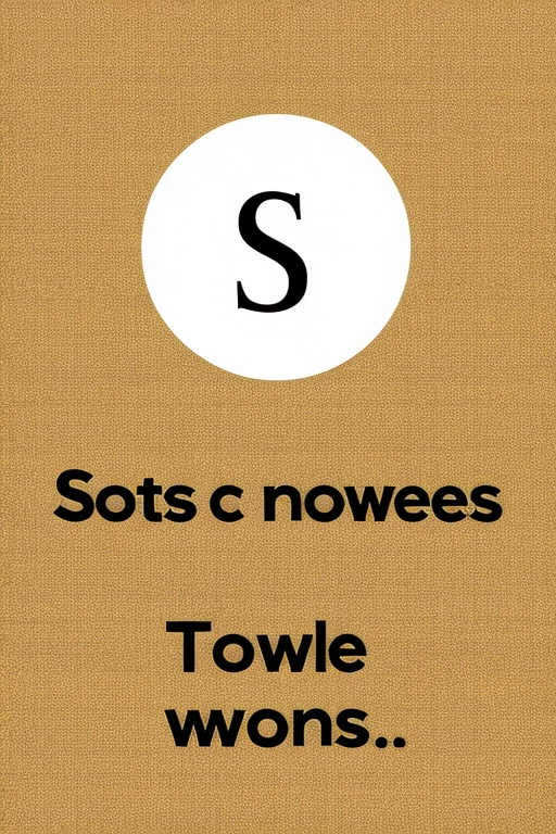 A logo that contains the phrase ( sowing words )
But let the phrase come out big 