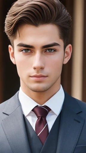  A young handsome ADMOR man focus on face